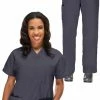 AllHeart Clearance Women's V-Neck Scrub Top & Drawstring Cargo Scrub Pant Set -Cherokee Shop 1 ah 7set clearance 650
