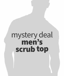 AllHeart Men's Solid Scrub Top