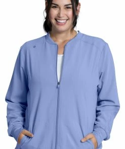 AllHeart Clearance Women's Warm-Up Solid Scrub Jacket
