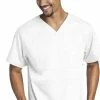 Grey's Anatomy Clearance Men's Paneled V-Neck Solid Scrub Top -Cherokee Shop 1 bc 0116 clearance010 650