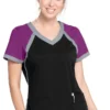 Grey's Anatomy Clearance Women's Scuba Solid Scrub Top