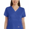Grey's Anatomy Clearance Women's Mock Wrap Solid Scrub Top 1 Grey's Anatomy Clearance Women's Mock Wrap Solid Scrub Top -Cherokee Shop 1 bc 4153 clearance 650