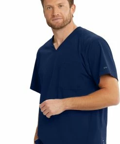 Barco One Clearance Men's Vortex Solid Scrub Top