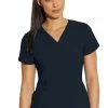 Grey's Anatomy Women's Nova Solid Scrub Top -Cherokee Shop 1 bc get018 650
