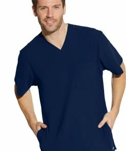 Grey's Anatomy Clearance Men's Hydro Solid Scrub Top