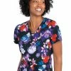 Grey's Anatomy Clearance Women's Hidden Garden Print Scrub Top 1 Grey's Anatomy Clearance Women's Hidden Garden Print Scrub Top -Cherokee Shop 1 bc grt085 printclearancehdg 650