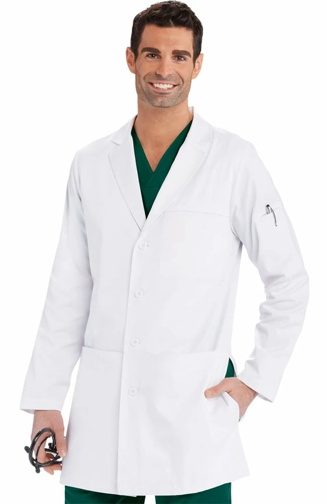 Barco One Clearance Men's 36" 4 Pocket Welt Lab Coat 2 Barco One Clearance Men's 36" 4 Pocket Welt Lab Coat