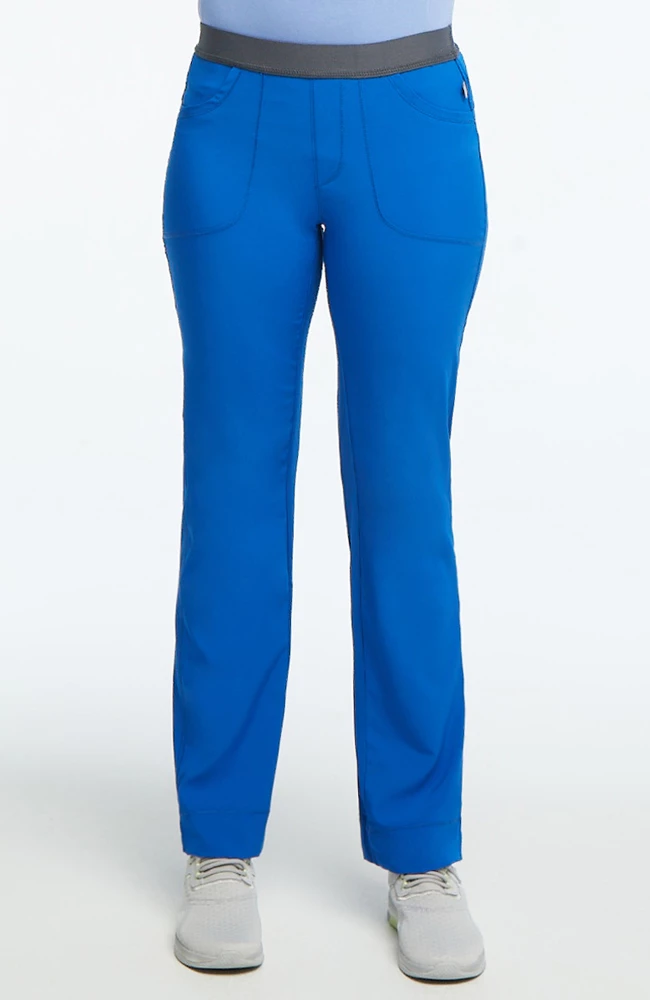 Cherokee Clearance Women's Rib Yoke Waist Pull On Scrub Pants 3 Cherokee Clearance Women's Rib Yoke Waist Pull On Scrub Pants