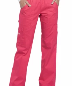 Cherokee Workwear Clearance Women's Elastic Waist Scrub Pant