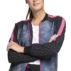 Cherokee Clearance Women's Don't Look Back Print Scrub Jacket