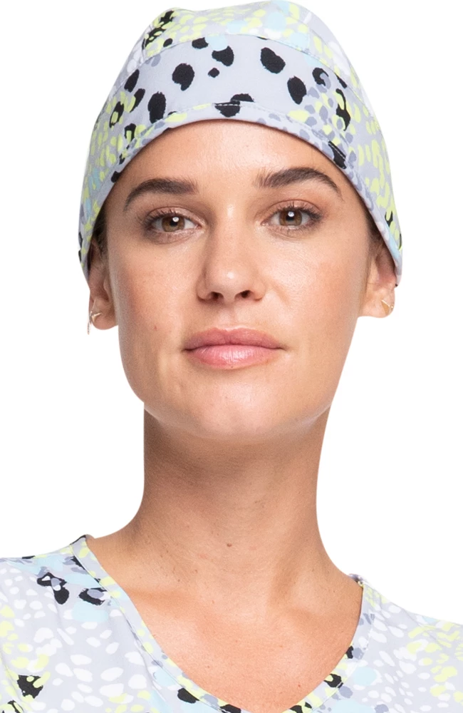 Cherokee Clearance Women's Spots Gone Wild Print Scrub Hat 3 Cherokee Clearance Women's Spots Gone Wild Print Scrub Hat