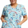 Cherokee Women's Rainbow Mamas Print Scrub Top 1 Cherokee Women's Rainbow Mamas Print Scrub Top -Cherokee Shop 1 ck ck637 printrbm 650