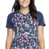 Cherokee Clearance Women's Tech Texture Print Scrub Top -Cherokee Shop 1 ck ck656 printclearancetct 650