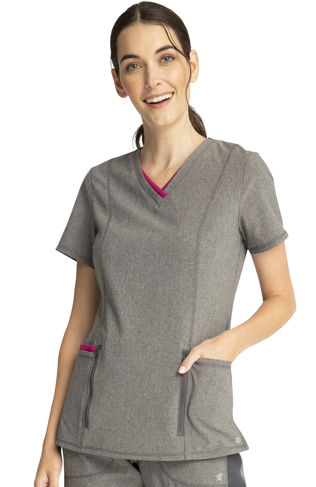 Cherokee Clearance Women's Shaped V-Neck Top 3 Cherokee Clearance Women's Shaped V-Neck Top