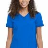 Cherokee Women's V-Neck Solid Scrub Top 2 Cherokee Women's V-Neck Solid Scrub Top -Cherokee Shop 1 ck ck723 650