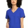 Cherokee Clearance Women's V-Neck Top -Cherokee Shop 1 ck ckp848 clearanceebw 650