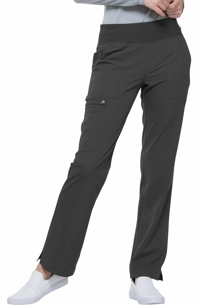 ELLE Clearance Women's Elastic Waistband Straight Leg Scrub Pant 3 ELLE Clearance Women's Elastic Waistband Straight Leg Scrub Pant