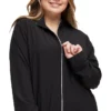 Heartsoul Clearance Women's Packable Solid Scrub Jacket -Cherokee Shop 1 ck hs328 clearanceblk 650