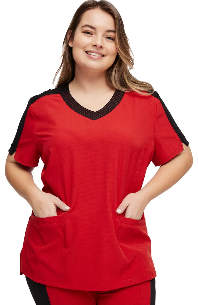Heartsoul Clearance Women's V-Neck Scrub Top 3 Heartsoul Clearance Women's V-Neck Scrub Top