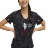 Heartsoul Women's Who Needs You Print Scrub Top 1 Heartsoul Women's Who Needs You Print Scrub Top -Cherokee Shop 1 ck hs794 printviw 650
