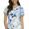 Heartsoul Clearance Women's Daisy Spirit Print Scrub Top 2 Heartsoul Clearance Women's Daisy Spirit Print Scrub Top -Cherokee Shop 1 ck hs878 printclearancedys 650