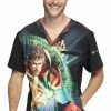 Cherokee Clearance Men's Doctor Strange Print Scrub Top 2 Cherokee Clearance Men's Doctor Strange Print Scrub Top -Cherokee Shop 1 ck tf700 printclearanceads 650