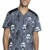 Cherokee Clearance Men's Chibi Empire Print Scrub Top 2 Cherokee Clearance Men's Chibi Empire Print Scrub Top -Cherokee Shop 1 ck tf713 printclearancesrb 650