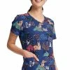 Cherokee Women's Meadow Frolic Print Scrub Top 1 Cherokee Women's Meadow Frolic Print Scrub Top -Cherokee Shop 1 ck tf737 printbaw 650