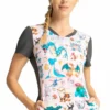 Cherokee Clearance Women's Pokemon Party Print Scrub Top -Cherokee Shop 1 ck tf749 printclearancepmc 650