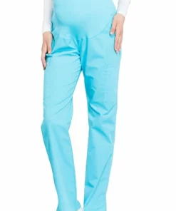 Cherokee Workwear Clearance Women's Maternity Soft Knit Waistband Scrub Pant