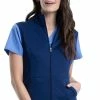 Cherokee Workwear Women's Knit Solid Scrub Vest -Cherokee Shop 1 ck ww521 650