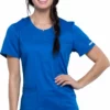 Cherokee Workwear Women's Crew Neck Solid Scrub Top -Cherokee Shop 1 ck ww602 650