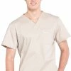 Cherokee Workwear Clearance Men's V-Neck Solid Scrub Top -Cherokee Shop 1 ck ww675 clearancekak 650