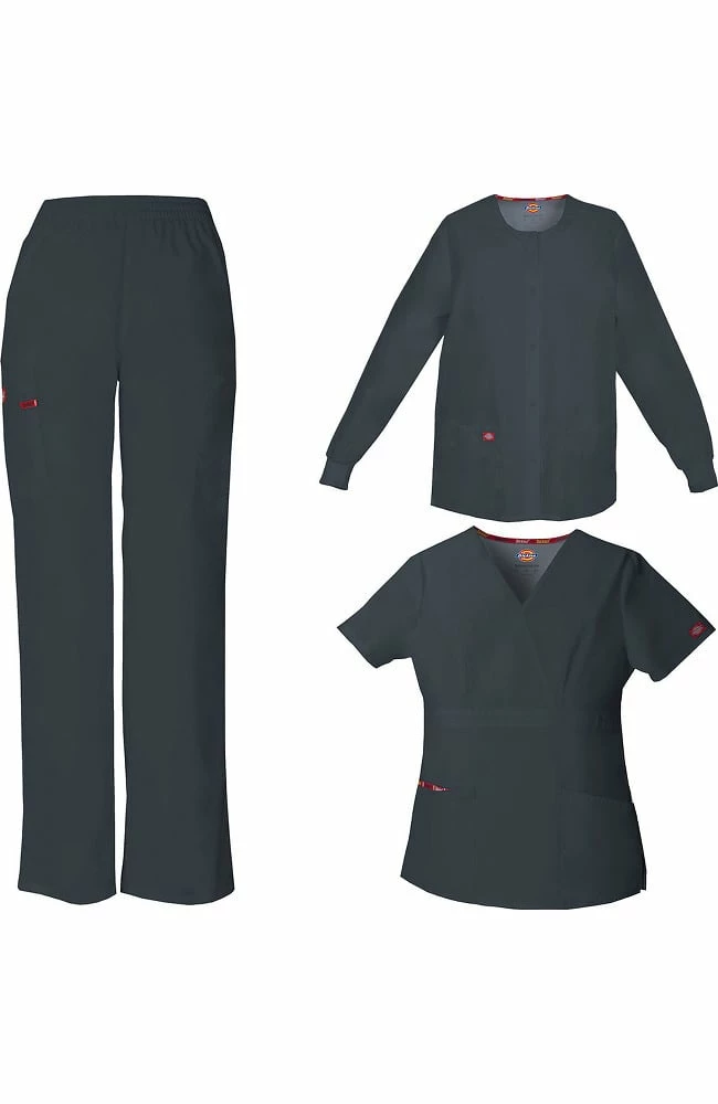 Dickies Women's 3-Piece Scrub Set 3 Dickies Women's 3-Piece Scrub Set