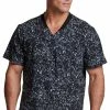 Dickies Clearance Men's Fractured Prism Pewter Print Scrub Top 1 Dickies Clearance Men's Fractured Prism Pewter Print Scrub Top -Cherokee Shop 1 di dk607 printclearancefap 650