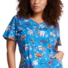 Dickies Clearance Women's Super Smile Print Scrub Top -Cherokee Shop 1 di dk721 printclearancesus 650