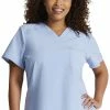Dickies Women's Tuckable V-Neck Scrub Top 1 Dickies Women's Tuckable V-Neck Scrub Top -Cherokee Shop 1 di dk748 650