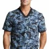 Dickies Clearance Men's Tough Glowing Print Scrub Top 2 Dickies Clearance Men's Tough Glowing Print Scrub Top -Cherokee Shop 1 di dk779 printclearancetgw 650