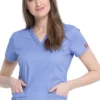 Dickies Clearance Women's V-Neck Solid Scrub Top -Cherokee Shop 1 di dk800 clearance 650