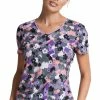 Dickies Clearance Women's Camo Buds Print Scrub Top -Cherokee Shop 1 di dk852 printclearancecab 650