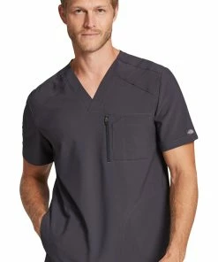 Dickies Clearance Men's Premium Solid Scrub Top