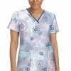 Healing Hands Clearance Women's Amanda Mystic Watercolor Print Scrub Top 1 Healing Hands Clearance Women's Amanda Mystic Watercolor Print Scrub Top -Cherokee Shop 1 hh 2266 printclearancemwc 650