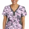 Healing Hands Women's Jessi Abstract Bliss Print Scrub Top -Cherokee Shop 1 hh 2270 printabb 650