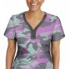 Healing Hands Clearance Women's Jessi Camouflage Print Scrub Top 2 Healing Hands Clearance Women's Jessi Camouflage Print Scrub Top -Cherokee Shop 1 hh 2270 printclearancecam 650