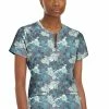 Healing Hands Clearance Women's Ivy Tiger Lily Print Scrub Top -Cherokee Shop 1 hh 2271 printclearancetil 650