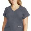 Healing Hands Clearance Women's Serena V-Neck Solid Scrub Top 2 Healing Hands Clearance Women's Serena V-Neck Solid Scrub Top -Cherokee Shop 1 hh 2284 clearance 650