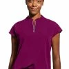 Healing Hands Women's Sandy Zip Mandarin Collar Scrub Top 2 Healing Hands Women's Sandy Zip Mandarin Collar Scrub Top -Cherokee Shop 1 hh 2286 650