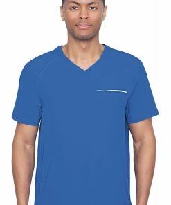 Healing Hands Clearance Men's Steven V-Neck Solid Scrub Top