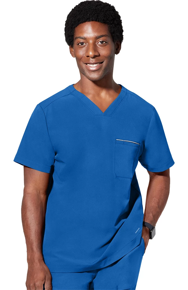 Healing Hands Men's Spencer V-Neck Scrub Top 3 Healing Hands Men's Spencer V-Neck Scrub Top