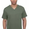 Healing Hands Men's Mason Solid Scrub Top -Cherokee Shop 1 hh 2591 650